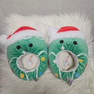 Squishmallows Christmas Tree Slippers Kids Size 11-12
